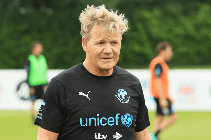 Gordon Ramsay play soccer