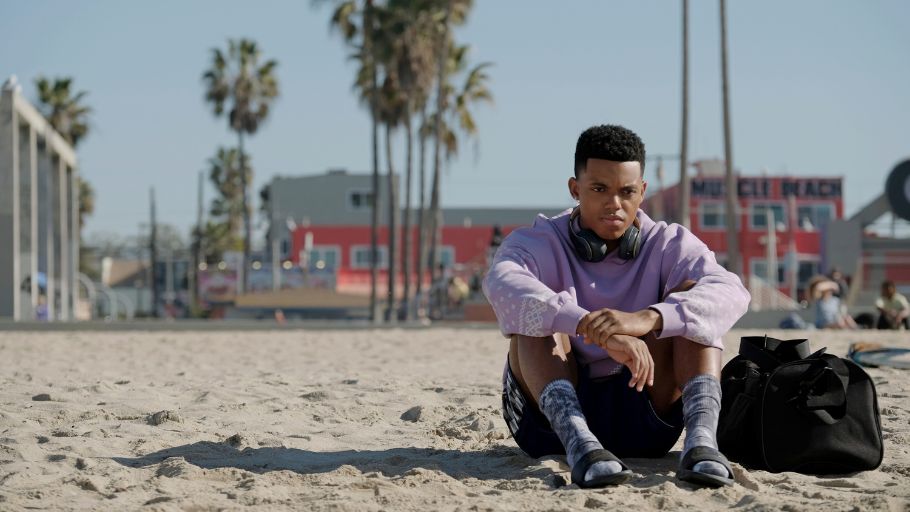 Will alone on the beach in Bel-Air