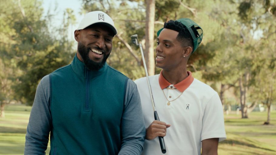 Will and uncle Phil golfing