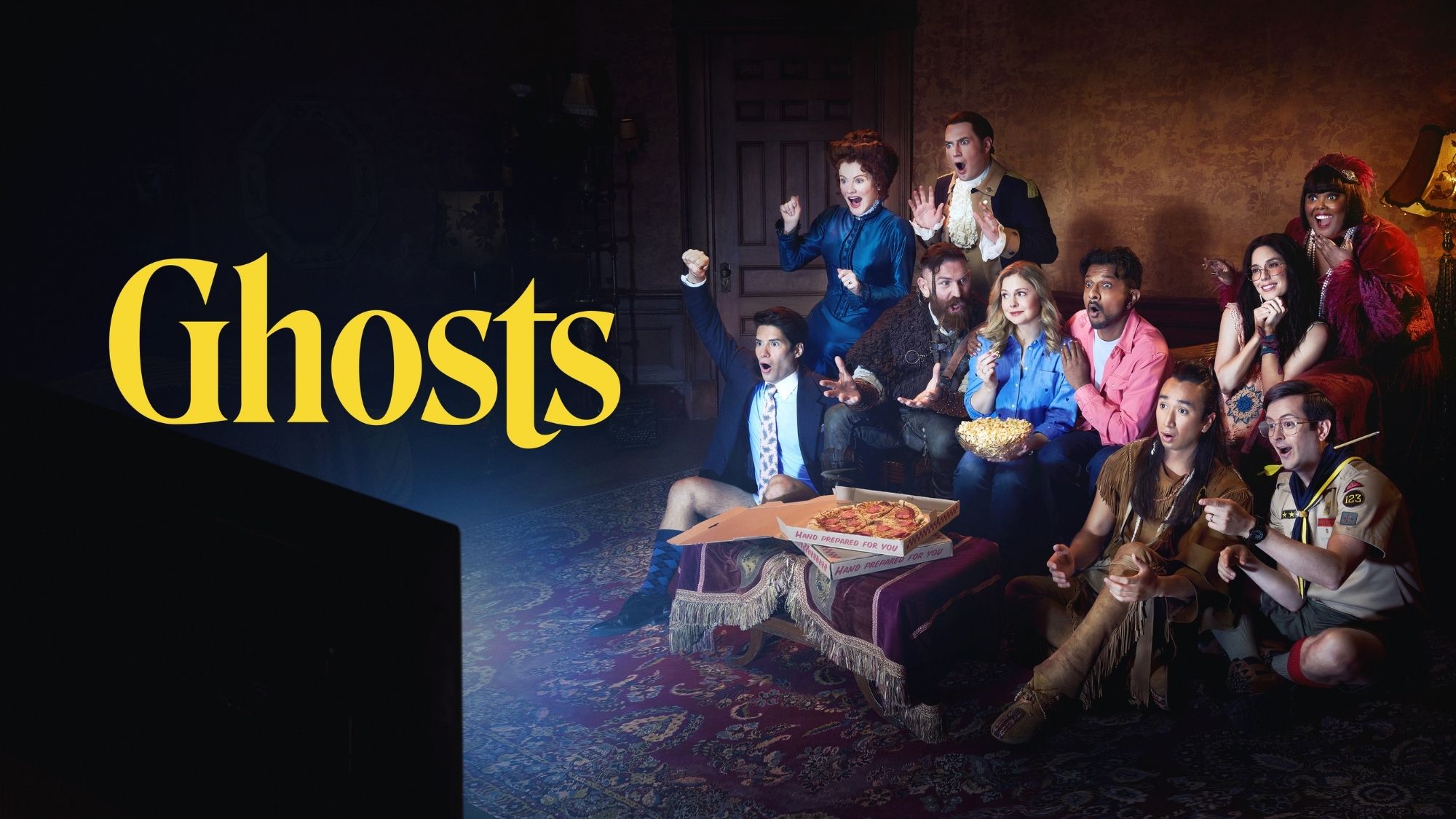 Ghosts show art full cast